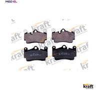 Brake pads Rear Axle 6010890 KRAFT AUTOMOTIVE for AUDI PORSCHE VW