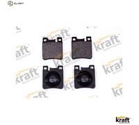 Brake pads Rear Axle 6011030 KRAFT AUTOMOTIVE for MERCEDES-BENZ CHRYSLER