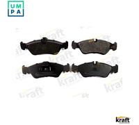 Brake pads Rear Axle 6011090 KRAFT AUTOMOTIVE for MERCEDES-BENZ VW