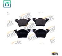 Brake pads Rear Axle 6011098 KRAFT AUTOMOTIVE for MERCEDES-BENZ VITO Bus V-CLASS