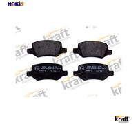 Brake pads Rear Axle 6011170 KRAFT AUTOMOTIVE for MERCEDES-BENZ A-CLASS VANEO