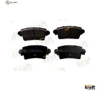 Brake pads Rear Axle 6011900 KRAFT AUTOMOTIVE for RENAULT OPEL NISSAN