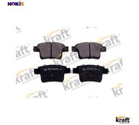 Brake pads Rear Axle 6012128 KRAFT AUTOMOTIVE for FORD JAGUAR