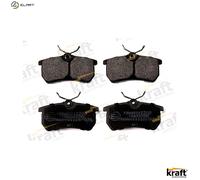 Brake pads Rear Axle 6012300 KRAFT AUTOMOTIVE for FORD FOCUS I FOCUS I Saloon
