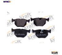 Brake pads Rear Axle 6012580 KRAFT AUTOMOTIVE for BMW MASERATI