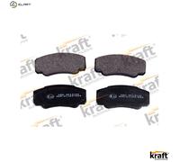 Brake pads Rear Axle 6013100 KRAFT AUTOMOTIVE for FIAT PEUGEOT CITROËN