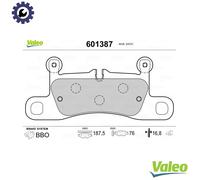 BRAKE PAD SET DISC BRAKE 601387 FOR PORSCHE M 05.9E/MCN.RB 3.0L 6cyl CAYENNE SUV