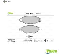 BRAKE PAD SET DISC BRAKE 601433 FOR CITROEN KFW 1.4L VJZ 1.5L 4cyl XSARA