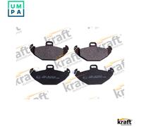 Kraft Automotive Brake Pads 6015100 – Rear Axle for Renault Laguna I