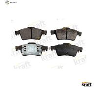 Brake pads Rear Axle 6015105 KRAFT AUTOMOTIVE for JAGUAR RENAULT SAAB NISSAN