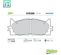 BRAKE PAD SET DISC BRAKE 610369 FOR LEXUS TOYOTA 2AR-FXE 2.5L 4cyl ES 2.4L 4cyl