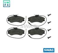 SWAG 62 91 6237 Brake pad set