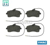 SWAG 62 91 6547 Brake pad set