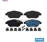 Brake pads Front Axle 62 91 6888 SWAG for CITROËN OPEL