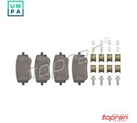 BRAKE PAD SET DISC BRAKE 624 512 FOR MERCEDES-BENZ EQA B-CLASS/Sports/Tourer