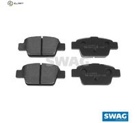 Brake pads Rear Axle 70 91 6556 SWAG for FIAT ALFA ROMEO LANCIA