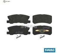 Brake pads Rear Axle 80 91 6583 SWAG for CHRYSLER JEEP MITSUBISHI DODGE CITROËN