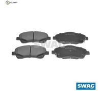 SWAG 81 91 6653 Brake pad set