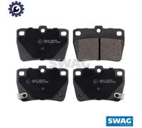 SWAG 81 91 6723 Brake Pad Set, disc brake for TOYOTA