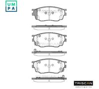 BRAKE PAD SET DISC BRAKE 8110 50012 FOR MAZDA L813/L829 1.8L 4cyl 6