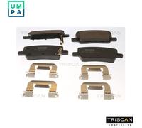 BRAKE PAD SET DISC BRAKE 8110 81001 FOR TESLA MODEL/X