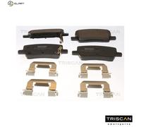BRAKE PAD SET DISC BRAKE 8110 81001 FOR TESLA MODEL/X