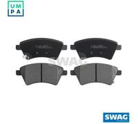 Brake pads Front Axle 84 91 6658 SWAG for SUZUKI FIAT