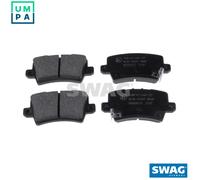SWAG 85 91 6801 Brake pad set