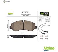 VALEO 872002 Brake pad set