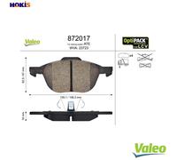 VALEO 872017 Brake pad set