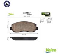 BRAKE PAD SET DISC BRAKE 872147 FOR RENAULT MASTER/III/Platform/Chassis/Van 2.3L