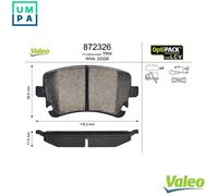 VALEO 872326 Brake pad set