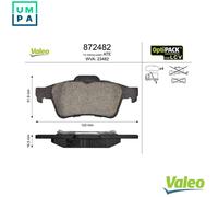 VALEO 872482 Brake pad set