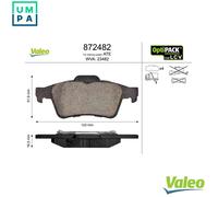 VALEO 872482 Brake pad set