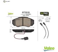 Brake pads Front Axle 872918 VALEO for PEUGEOT FIAT CITROËN