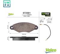 BRAKE PAD SET DISC BRAKE 872981 FOR RENAULT K9K710/702 1.5L 4cyl KANGOO Express
