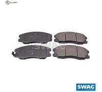 SWAG 89 91 6632 Brake pad set