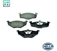 Brake pads 8DB 355 007-891 HELLA for VW SEAT SKODA