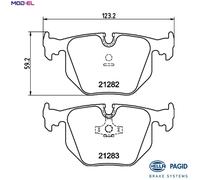 BRAKE PAD SET DISC BRAKE 8DB 355 008-121 FOR WIESMANN BMW MASERATI 3.0L 6cyl
