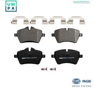 HELLA 8DB 355 008-241 Brake pad set