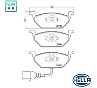 BRAKE PAD SET DISC BRAKE 8DB 355 008-551 FOR SKODA OCTAVIA/II/Combi LAURA VW