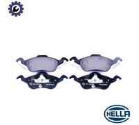 HELLA 8DB 355 008-621 Brake pad set