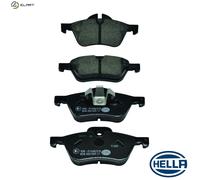 HELLA 8DB 355 009-171 Brake pad set