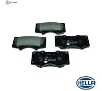 HELLA 8DB 355 010-491 Brake pad set