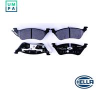 Brake pads 8DB 355 011-061 HELLA for CHRYSLER DODGE