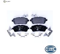 HELLA 8DB 355 013-211 Brake pad set