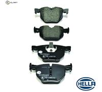 Brake pads 8DB 355 013-941 HELLA for BMW X5 X6