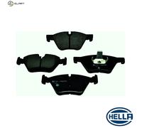 HELLA 8DB 355 014-351 Brake pad set