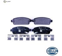HELLA 8DB 355 015-221 Brake pad set