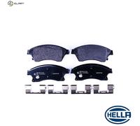 HELLA 8DB 355 015-231 Brake pad set